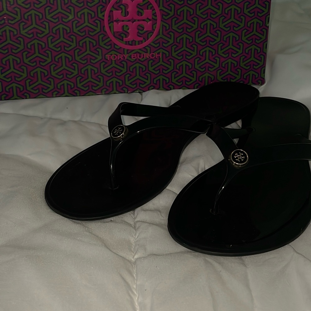 Tory Burch Black Minimalist Sandals